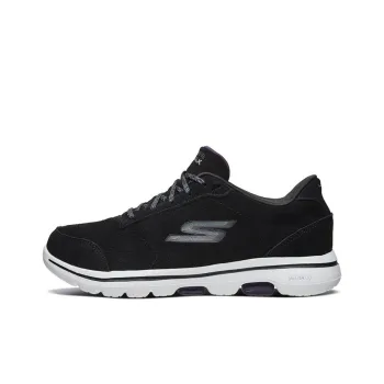 Skechers Go Walk 5 Cushioning Anti-Slip And Wear-Resistant Low-Top Athletic Shoes Women's Black Purple