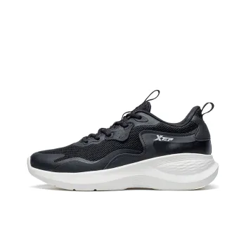 XTEP Cloud DC Cushioned Wear Resistant Breathable Low Top Casual Running Shoes Women's Black