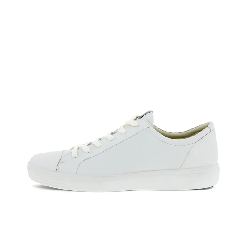 Ecco Soft 7 Skateboard Shoes Men Low-Top White-0