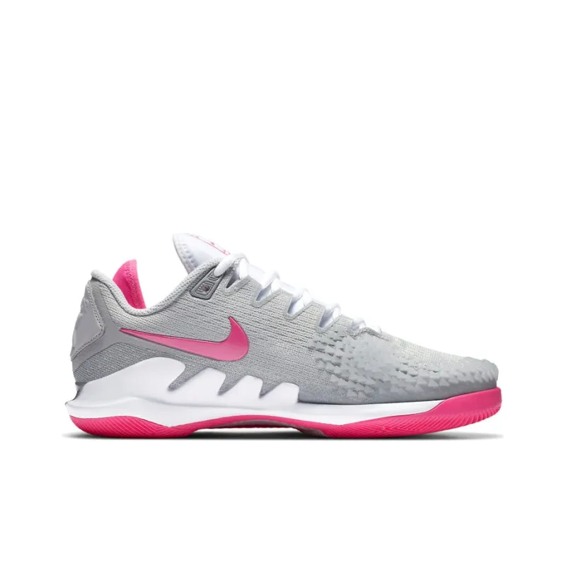 Nike Court Air Zoom Vapor X Knit 'Grey Pink' Women's-1