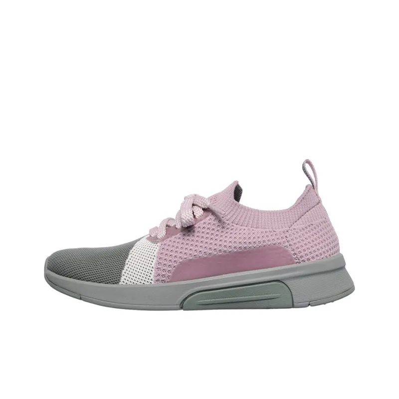 Skechers Modern Jogger Cushioning Anti-Slip And Wear-Resistant Low-Top Comfortable Women's Purple Gray-0
