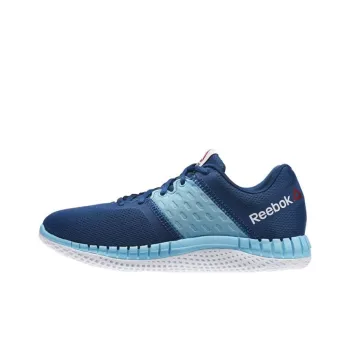 Reebok Zprint Run Neo Breathable Low-Top Running Shoes Men's Blue