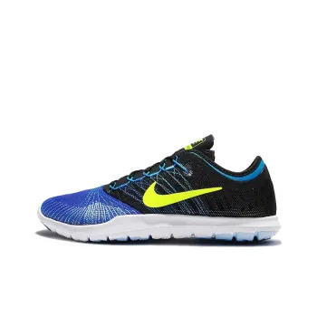 Nike Flex Adapt TR Cushioning Anti-Slip And Wear-Resistant Low-Top Casual Running Shoes Women's Blue-black-yellow