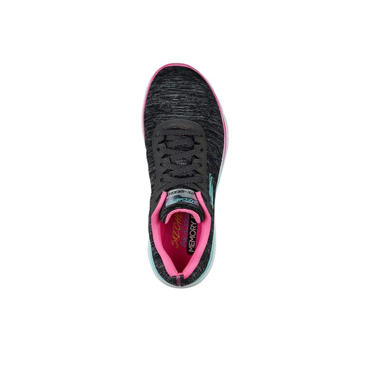 Skechers Flex Appeal 3.0 Low Top Gray/Pink Women's-2
