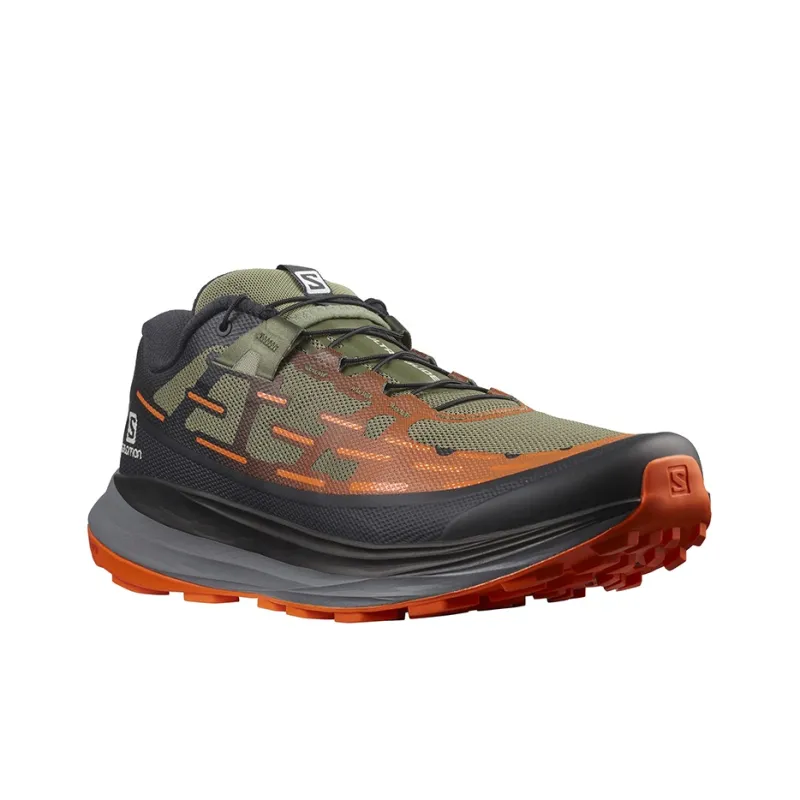 SALOMON Cushioned Anti-Slip Wear-Resistant Breathable Lightweight Low-Top Running Shoes Men's Black Brown-2