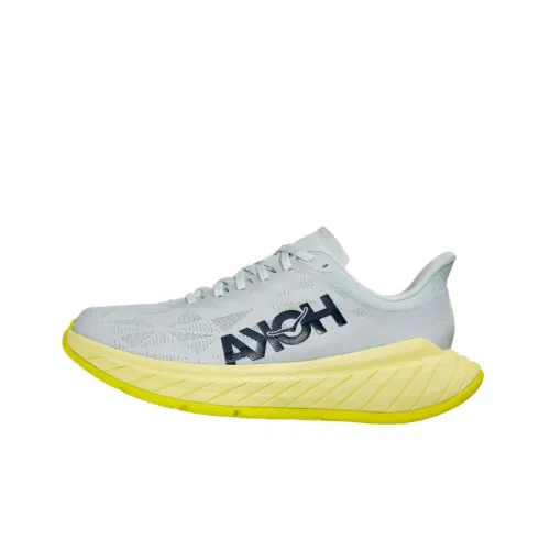 HOKA ONE ONE Carbon X 2 Blue Flower Luminary Green