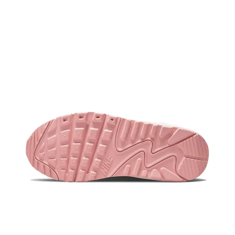 Nike Air Max 90 Leather 'White Pink Glaze' Gs-5