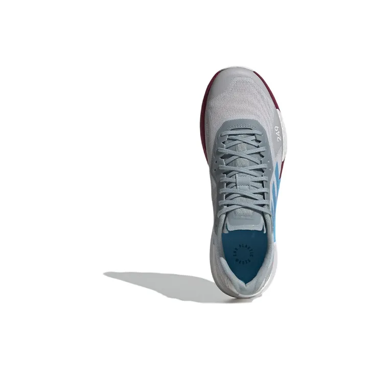 Adidas Terrex Agravic Ultra Trail 'Grey Sky Rush Burgundy' Women's-4