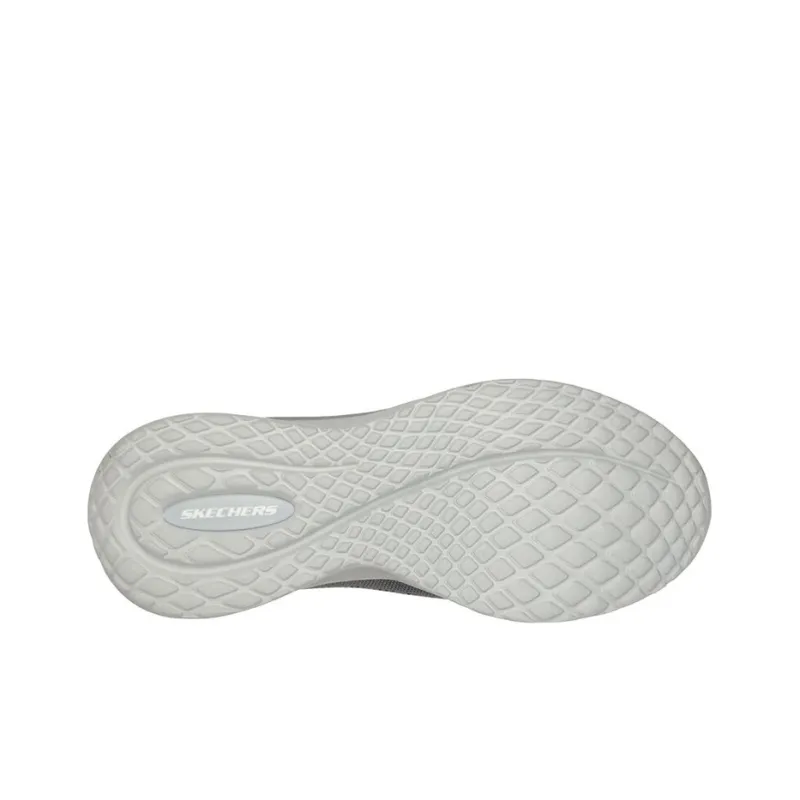 Skechers Cushioning Breathable Wear Resistant Slip Resistant Low Top Running Shoes Men's Gray-4