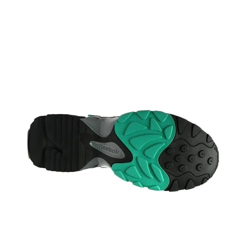 Reebok Trideca 200 Lightweight And Breathable Low-Top Running Shoes Men's Gray White Green-4