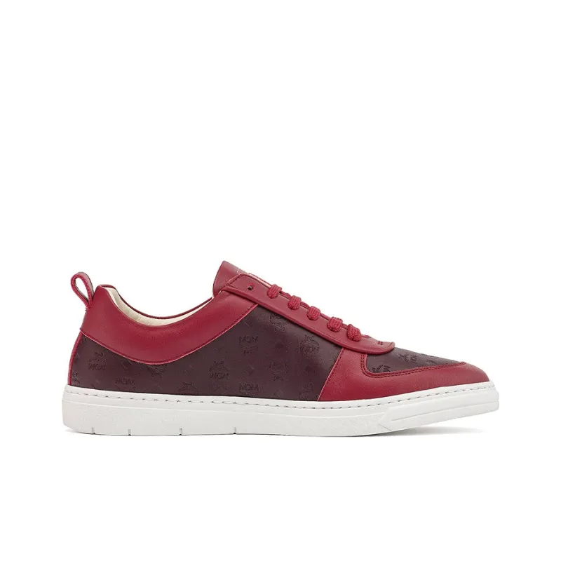 MCM Terrain Lo Low Top Skateboard Shoes Women's Red-1