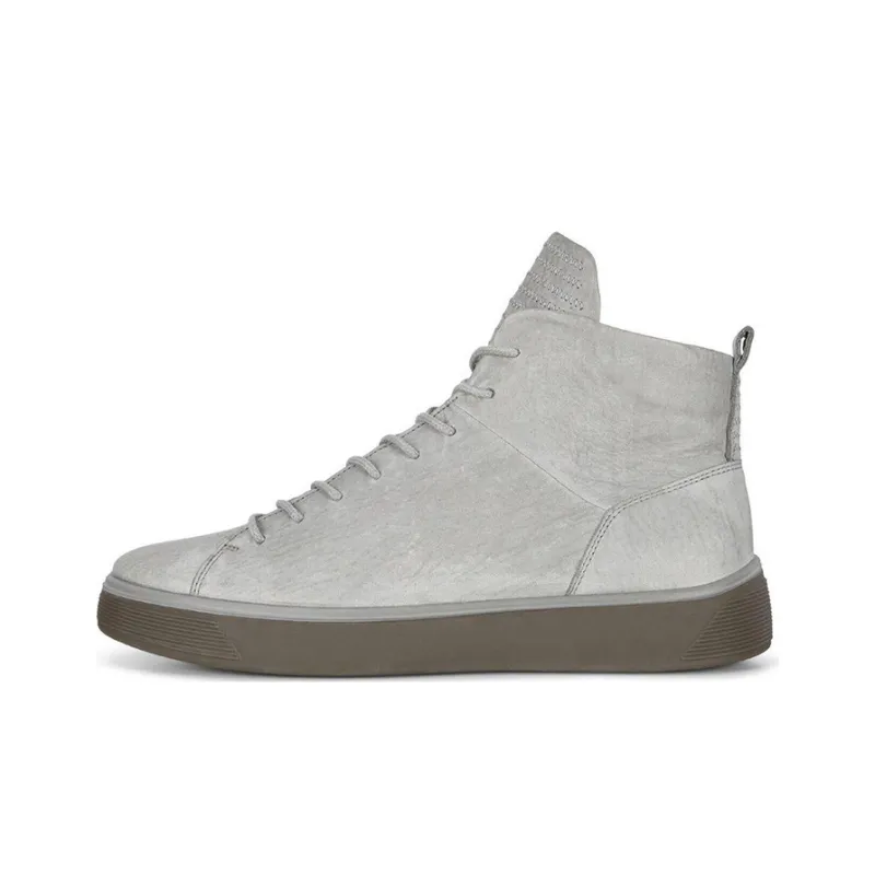 Ecco Street Tray Skateboard Shoes Men's Silver-0