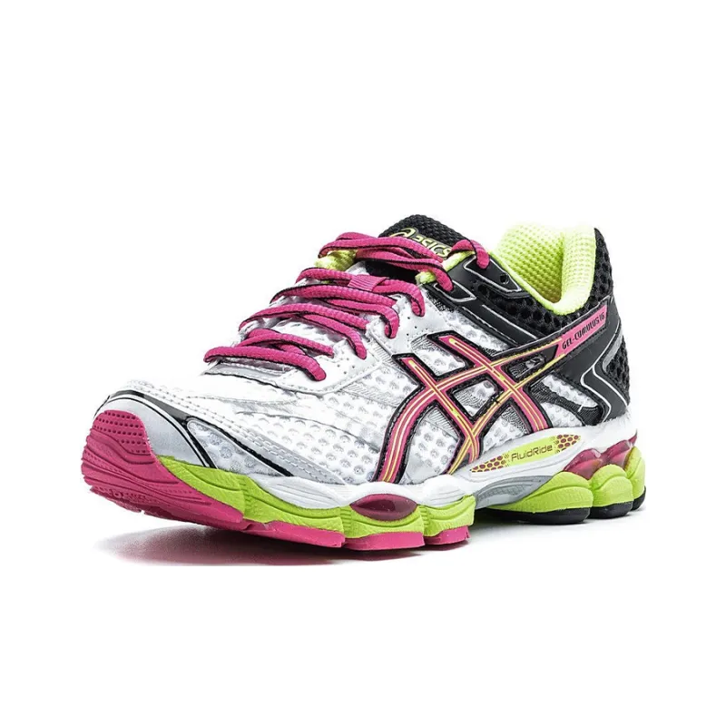 Asics Gel-Cumulus 16 Running Shoes Women's Low-Top White/Purple/Black-2