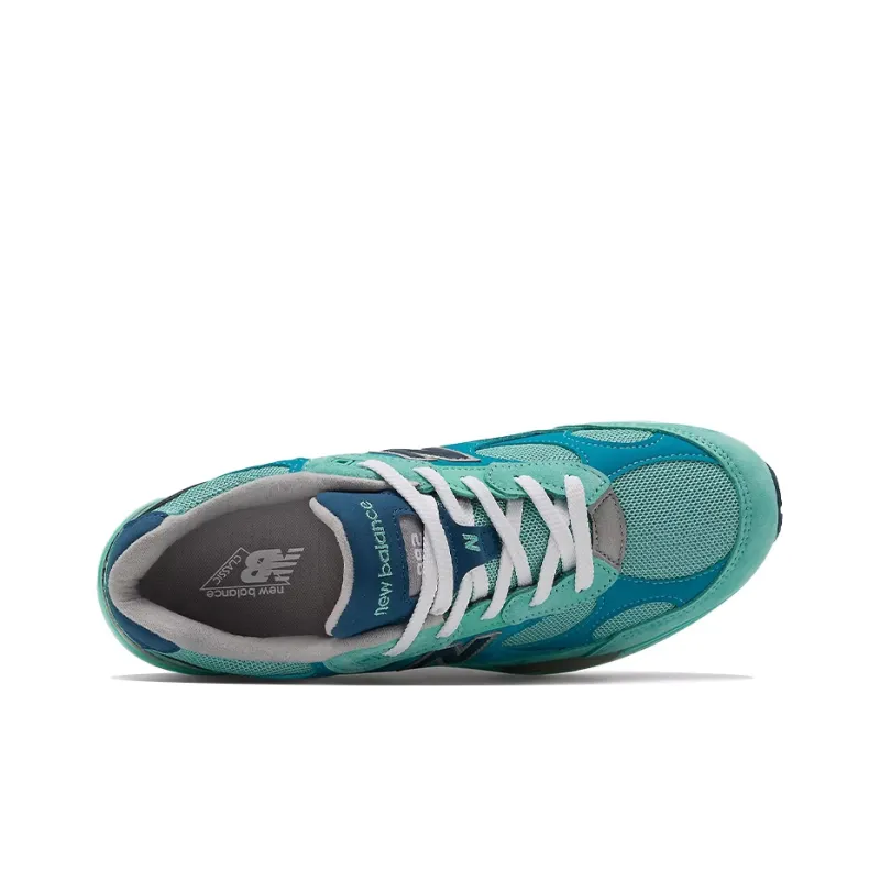 New Balance 992 MiUSA Blue Silver Metallic-2