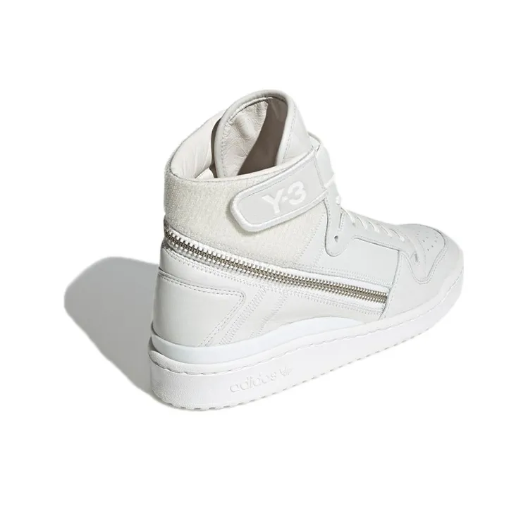 Adidas Y 3 Forum Hi Og Undyed White-3