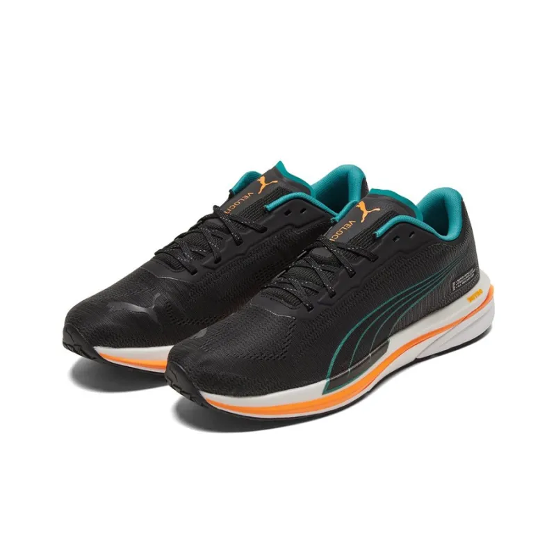PUMA Velocity Nitro Wtr 'Black Orange Glow'-2