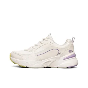 Skechers Bob's Bamina Low Top Sneakers White/Purple Women's
