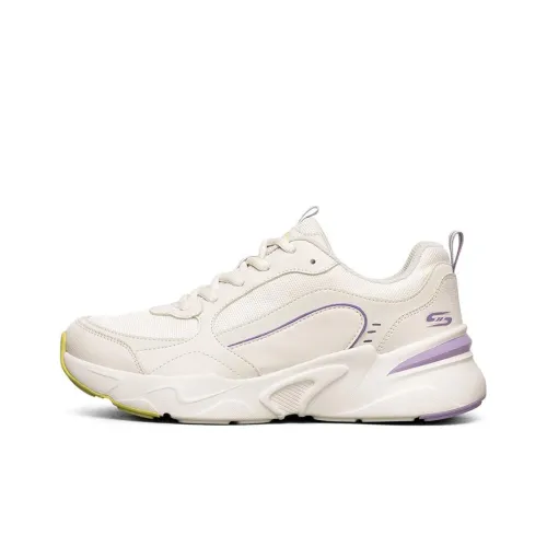 Skechers BOBS BAMINA Running Shoes Women's Low-Top White/Purple