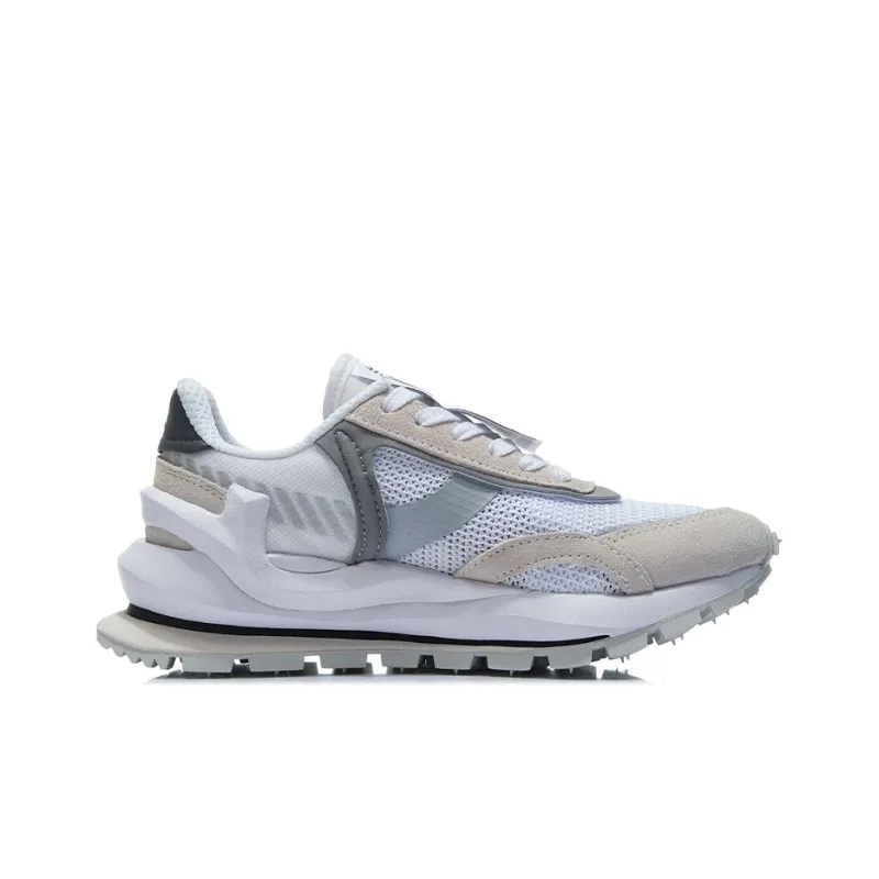 LiNing Running Shoes Women's Low Top Standard White/White Sand Gray/Shadow Gray-1
