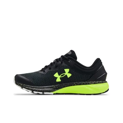 Under Armour Charged Escape 3 Running Shoes Men Low-Top Black/Green