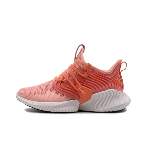 Adidas Alphabounce Instinct Running Shoes Women's Low-Top Coral Pink