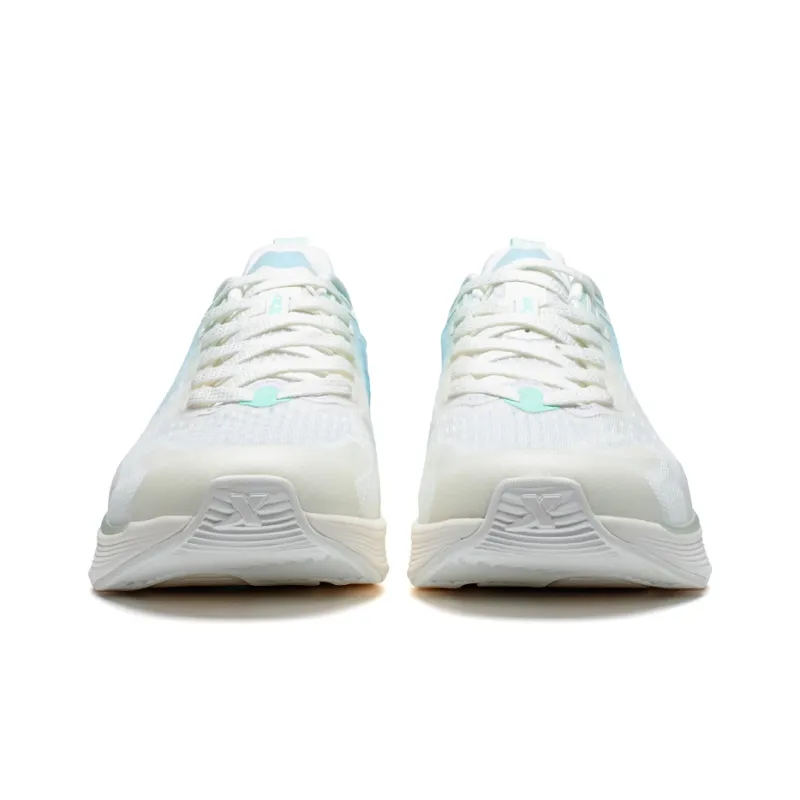 XTEP Qing Feng 5.0 Cushioning, Breathable, Lightweight Low Top X FLOW Sprint Running Shoes Men's White Blue-3