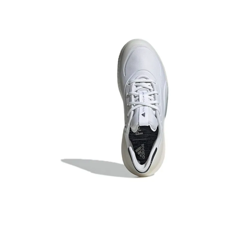 Stella McCartney x Adidas Court Wear-Resistant Low-Top Tennis Shoes Women's White-4