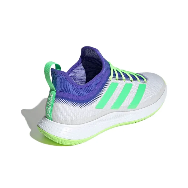 Adidas ULT Multicourt Wear-Resistant Low-Top Tennis Shoes Men's White Blue Green-3