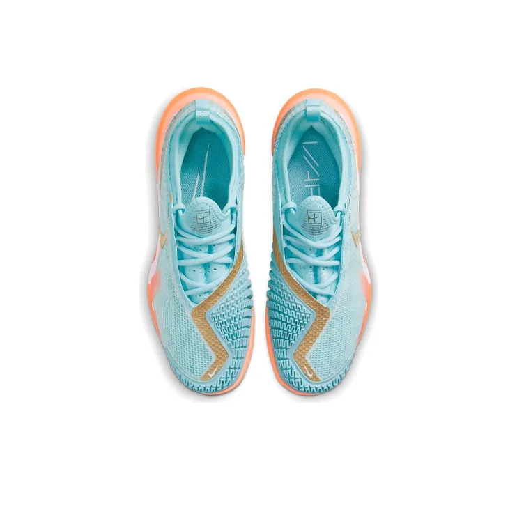 Nike Court React Vapor Nxt Hc Copa Green Bright Mango-3