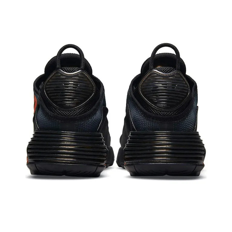 Nike Air Max 2090 Cushioning Anti Slip And Wear Resistant Low Top Running Shoes Men's Black Orange-4