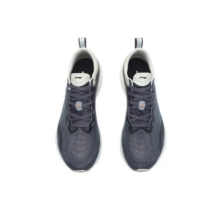 LiNing Super Light 18 Low Top Running Shoes Men's Gray White Orange-3