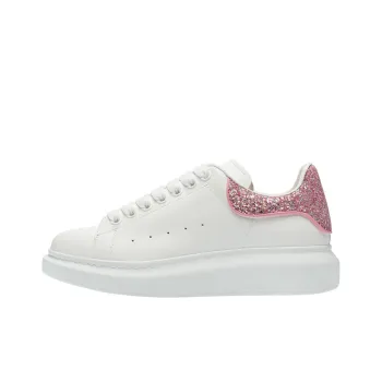 Alexander McQueen Oversized Sneaker 'White Pink Glitter' Women's