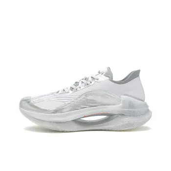 LiNing Jueying Non slip Wear resistant Shock Absorption Low Top Running Shoes Silver Phantom Titanium Air