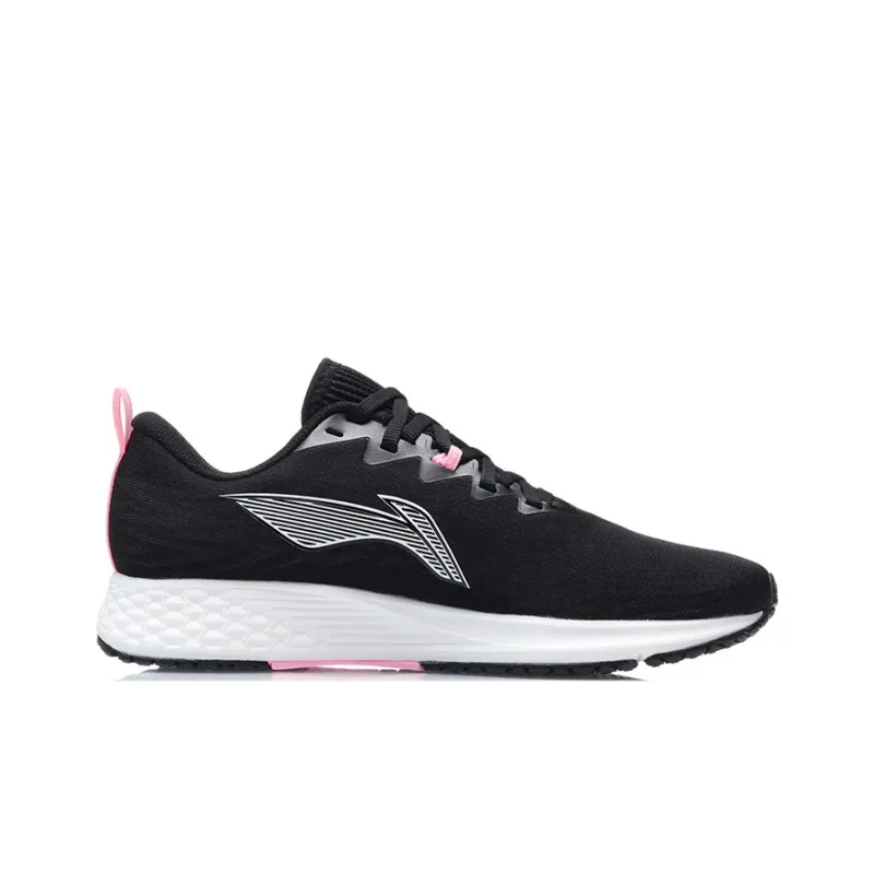 LiNing Red Hare 4 Durable Breathable Low Top Running Shoes Women's Black-1