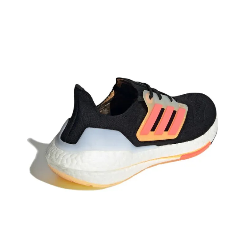 Adidas Ultra Boost 22 Black Turbo Flash Orange-3