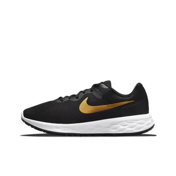 Nike Revolution 6 Extra Wide 'Black Metallic Gold'