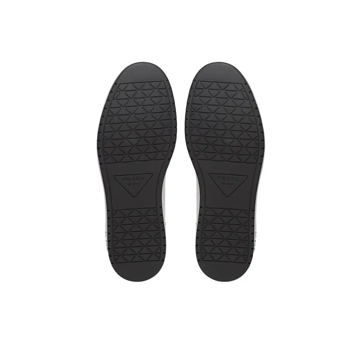 PRADA District High White Black White Leather-4