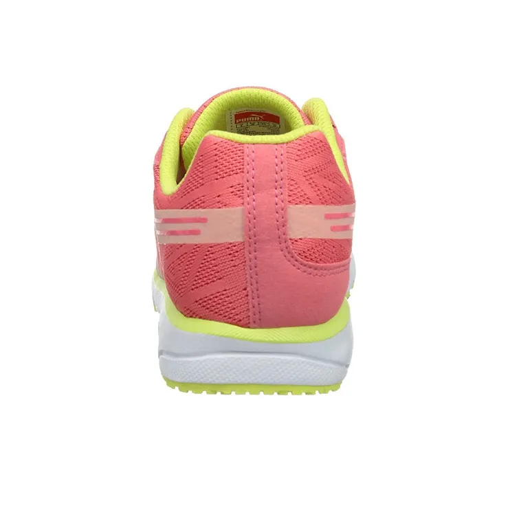 PUMA Narita V2 Cushioning Breathable Slip-Resistant Supportive Low-Top Running Shoes Women's Pink Yellow-3