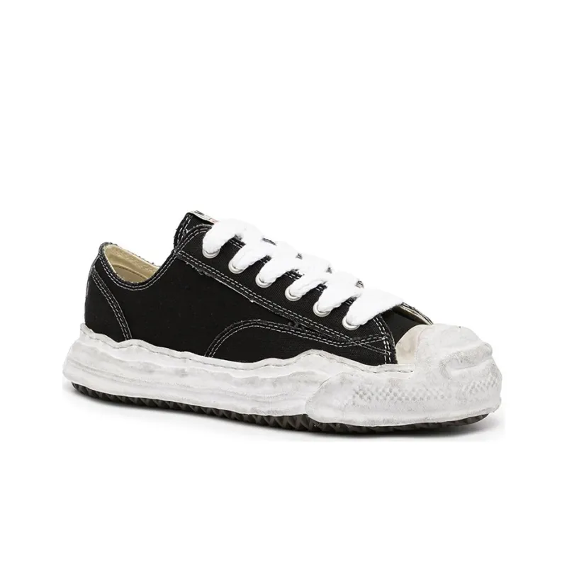 MIHARA YASUHIRO Hank OG Sole Low Frayed Black-1