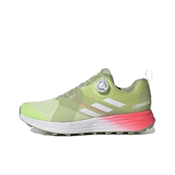 Adidas Terrex Two Boa Trail Running Anti-Slip Wear-Resistant Low-Top Running Shoes Men's Green