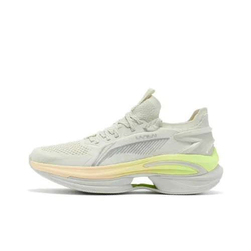 LINING WuShi 5S 1.0 Running Shoes Men Low-Top Pearl White/Green