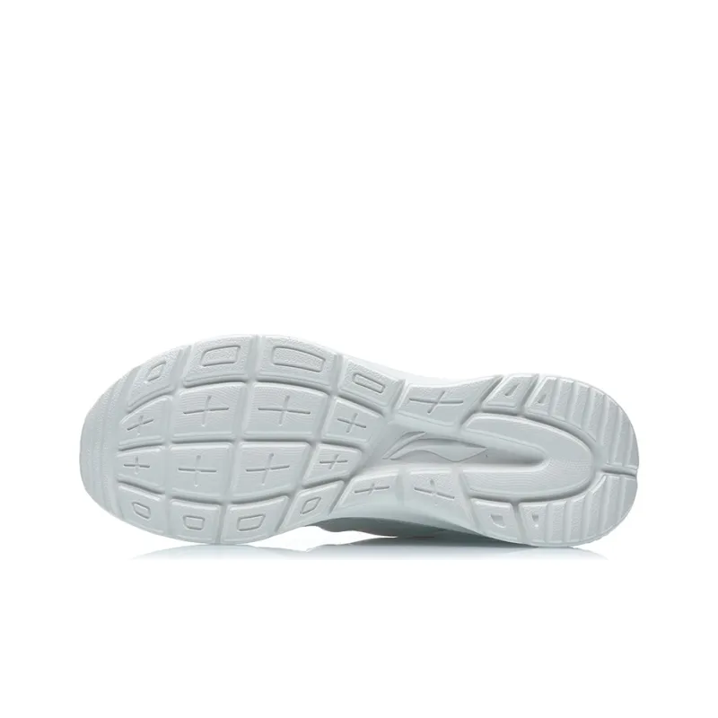 LiNing Liuyun Cushioning, Slip Resistant, And Abrasion Resistant Low Top Running Shoes White Blue Orange-4