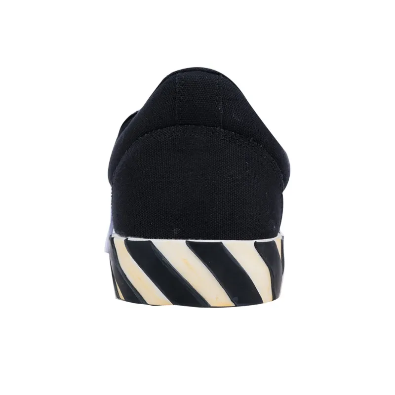 OFF WHITE Vulc Low Eco Canvas Black White Blue-3