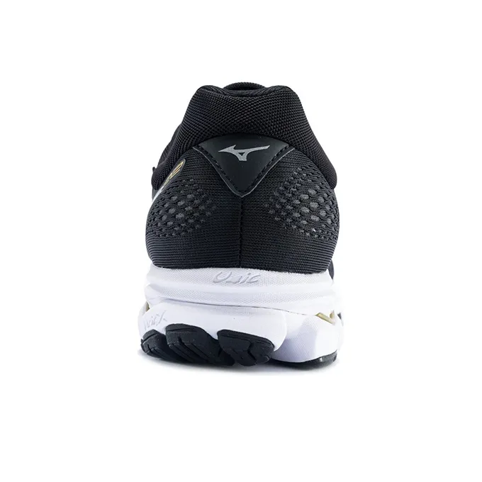 Mizuno Wave Rider 22 Running Shoes Unisex Low-Top Black/Gold-3