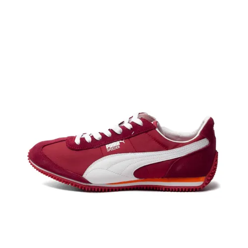 PUMA Running Shoes Unisex Low-Top Red/White