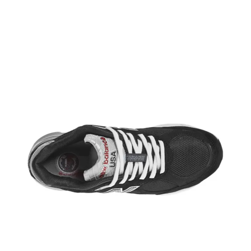 New Balance 990v3 Made In Usa 'Black White' Women's-3