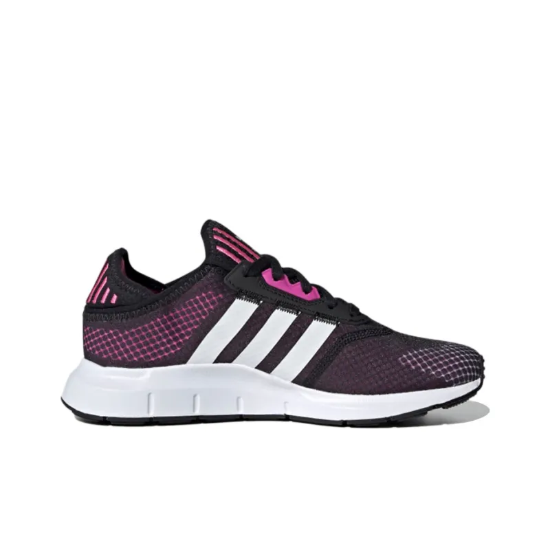 Adidas Originals Swift Run X Breathable Low-Top Running Shoes Women's Black Pinkish-1