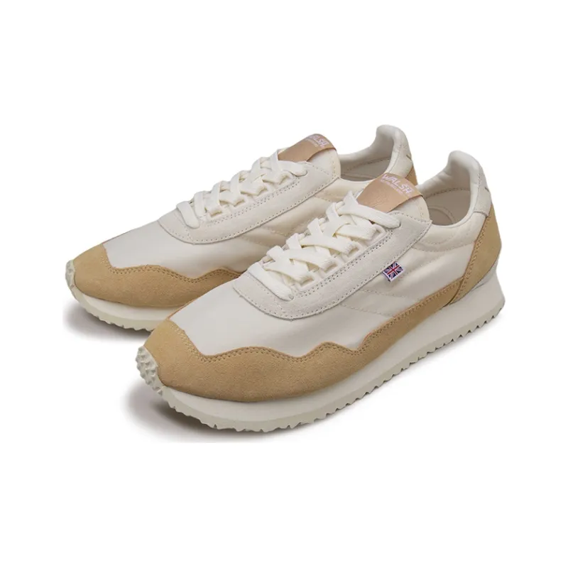 Norman Walsh Esl Running Shoes Unisex Low Top Milk Tea Beige-2