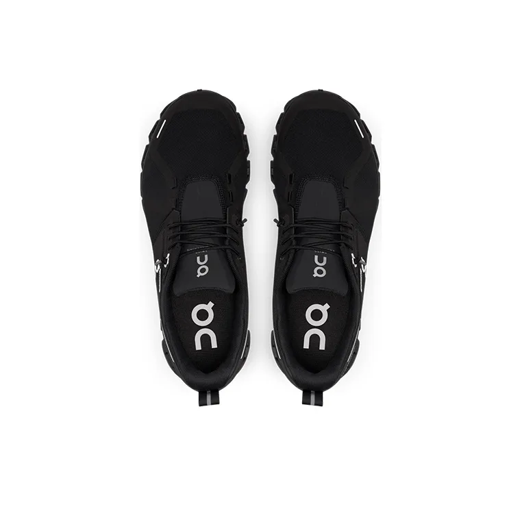 On Running Cloud 5 Waterproof All Black Women's-3