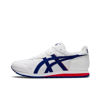 Asics Oc-Runner Wear-Resistant Low-Top Running Shoes Unisex White Blue